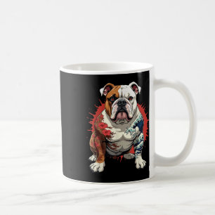 Mug Bulldog Avec Chien Japonais Tattot