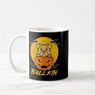 Mug Bulldog Citrouille Bullkin Halloween Drôle Amateur
