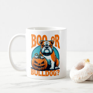 Mug Bulldog dans l'art pop Styls Halloween