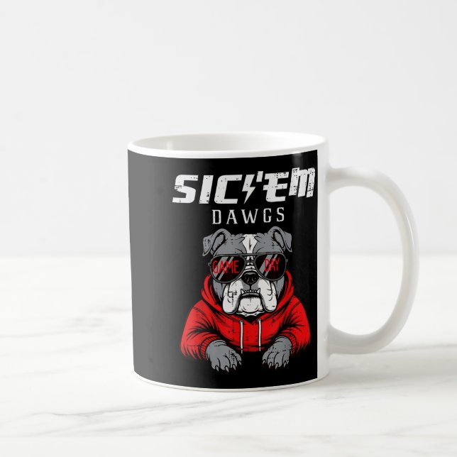 Mug Bulldog Dawgs Women Kids Men Boys Girls Youth Teen (Droite)