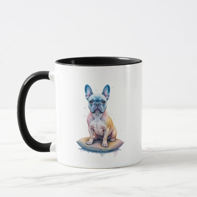 Mug Bulldog Francés Colorido y Artístico  (Gauche)
