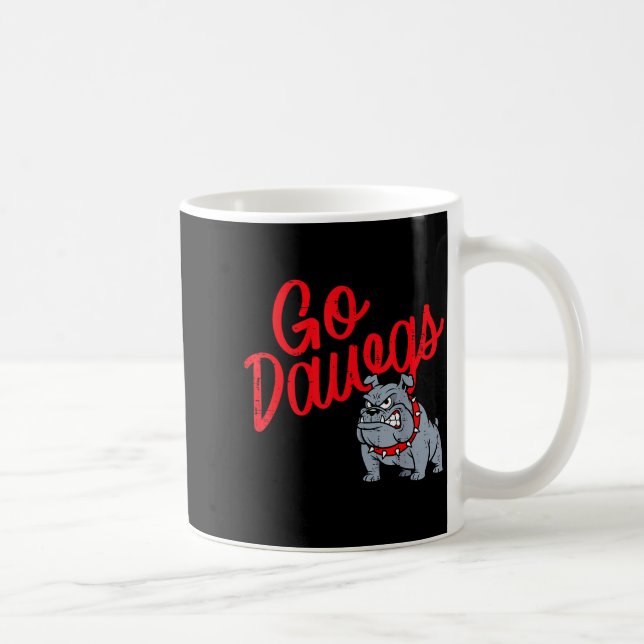 Mug Bulldog Go Dawgs Girls Youth Teen Boys Kids Men Wo (Droite)