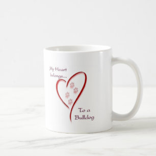 Mug Bulldog Heart Belongs