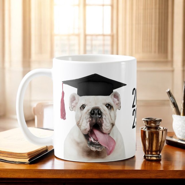 Mug Bulldog in Grad Casquette 2025 Grad (Créateur téléchargé)