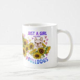 Mug Bulldog Lover Tournesol Amoureux des chiens Traine