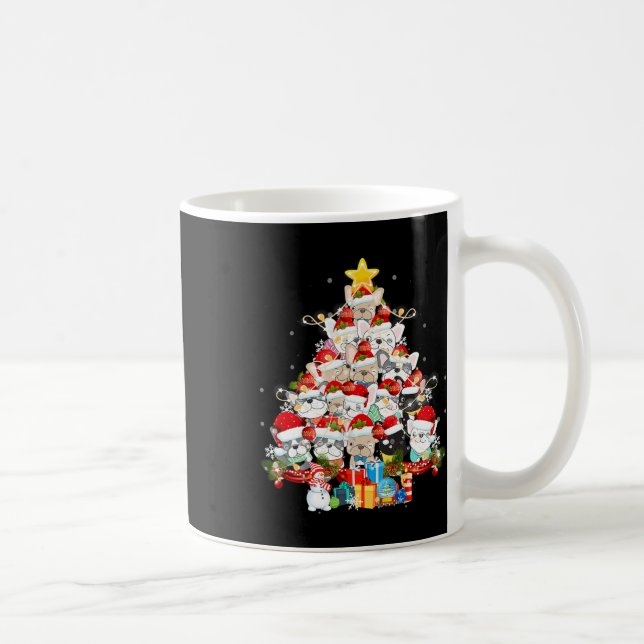 Mug Bulldog Santa Claus Joyeux Noël (Droite)