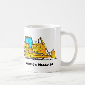 Mug Bulldozer Personnalisé, Cadeau de Construction