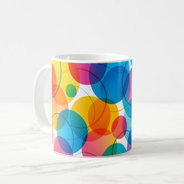 Mug Bulle arc-en-ciel (Devant gauche)