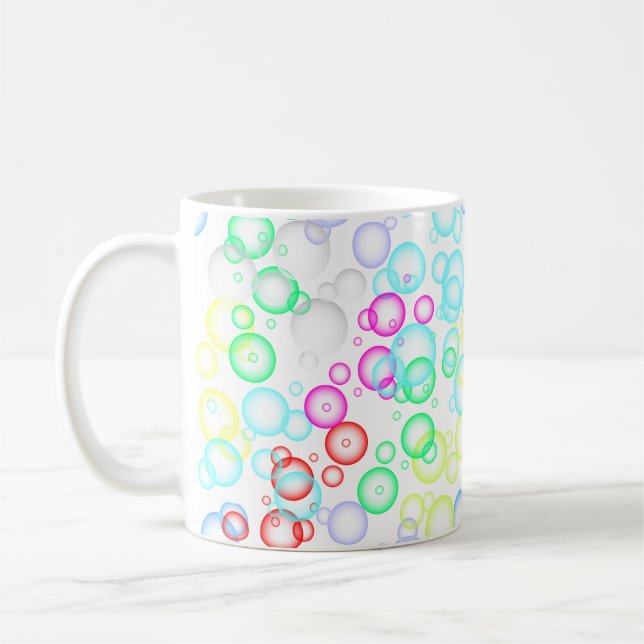 Mug bulle motif 02.b White BG (Gauche)
