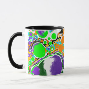 Mug Bulles Abstraites colorées