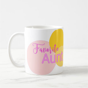 Mug Bulles colorées de la tante préférée