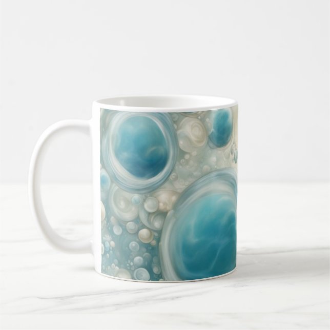 Mug Bulles de mousse marine (Gauche)