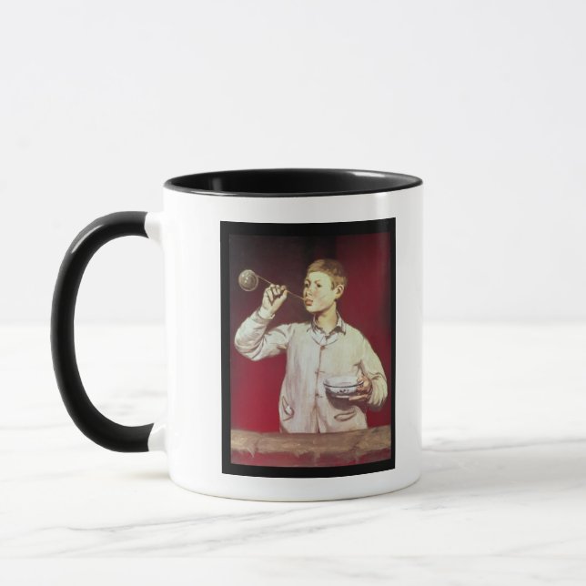 Mug Bulles de soufflement de garçon, 1867-69 (Gauche)