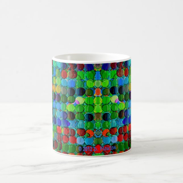 Mug Bulles en plastique multicolore (Centre)