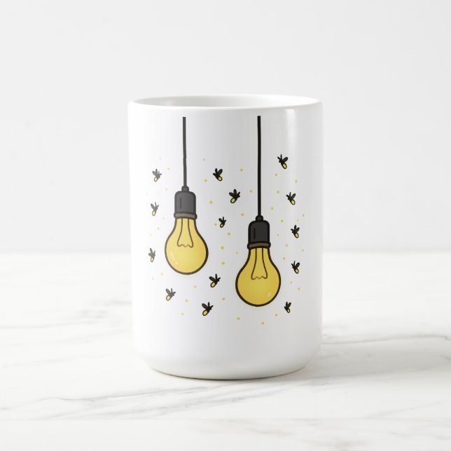Mug Bulles Enchantées : Les lucioles dansent autour de (Centre)