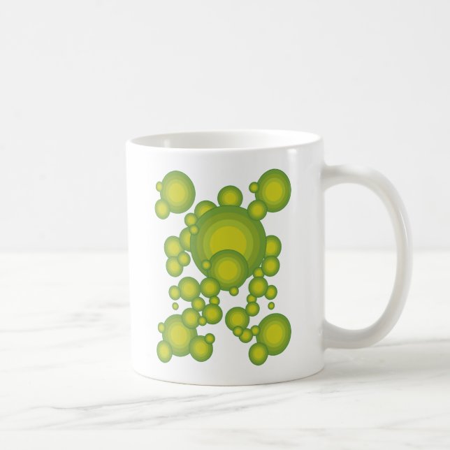 Mug Bulles vertes (Droite)