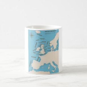 Mug Bulletin de navigation des îles Britanniques en co