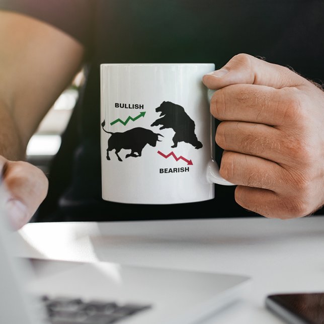 Mug Bullish / Bearish Stock Trader (Créateur téléchargé)