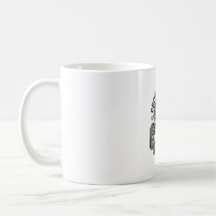 Mug Bully Américain Gâté Dessin de Gravure Vintage_1
