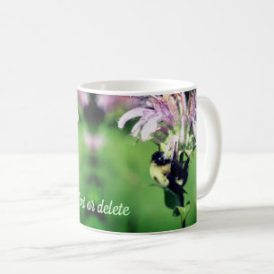 Mug Bumble Bee On Bee Balm Flower Personnalisé