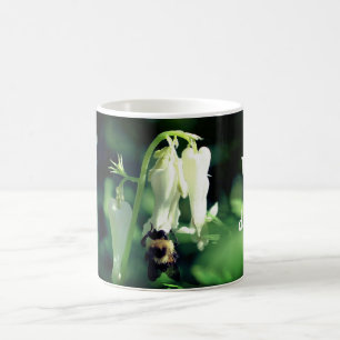 Mug Bumble Bee On White Flower Personnalisé