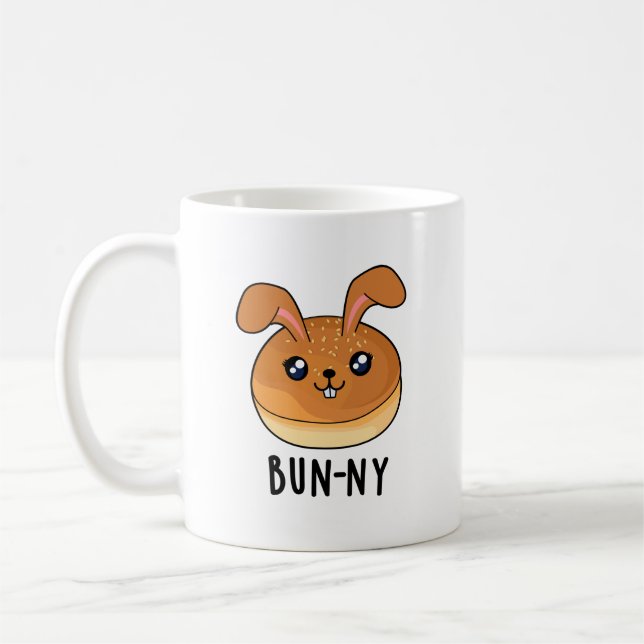Mug Bun-ny Funny Lapin Lapin Bun Pun (Gauche)