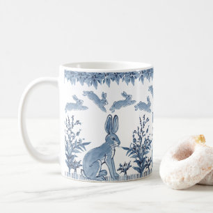 Mug Bunny Bleu Bleu Lapin Fun Motif Delft