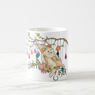 Mug Bunny célèbre la fête de Pâques