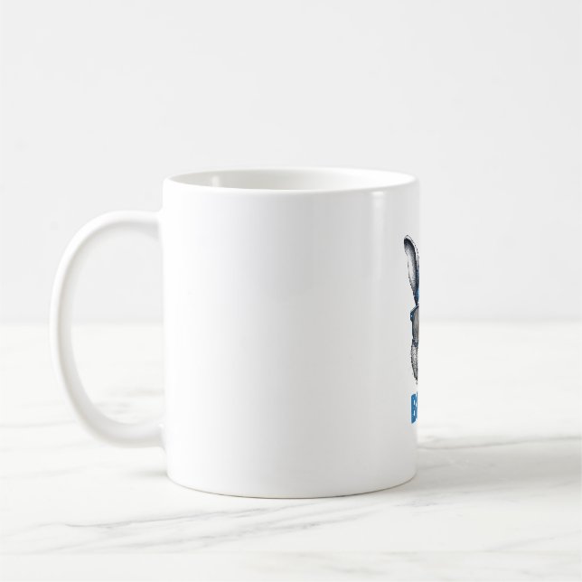 Mug Bunny Face Bruh Mème Drôle Dire Bro Salutation Eas (Gauche)