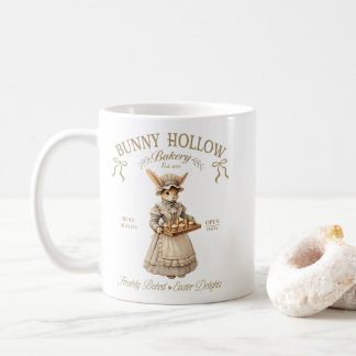 Mug Bunny Hollow Bakery Vintage Easter Rabbit Baker