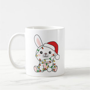 Mug Bunny Noël Animaux d'hiver Bunny Bunnies de vacanc