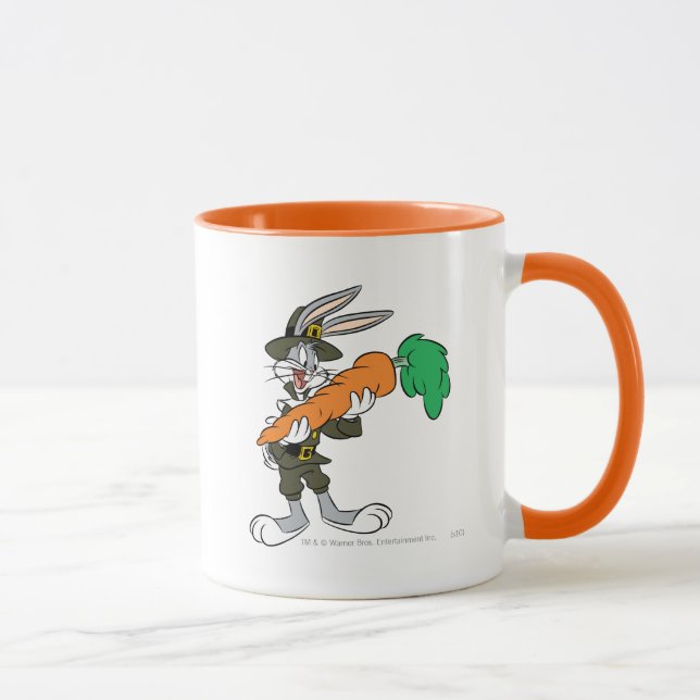 Mug BUNNY™ Pilgrim Thanksgiving Carrot (Droite)