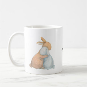 Mug Bunny Rabbit Meilleur ami Enterrer le nom personna
