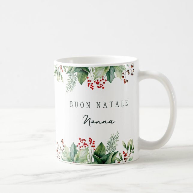 Mug Buon Natale Custom Nonna (Droite)