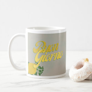 Mug BuonGiorno Italien Hello Retro Typographie