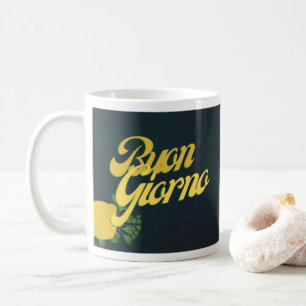 Mug BuonGiorno Italien Hello Retro Typographie