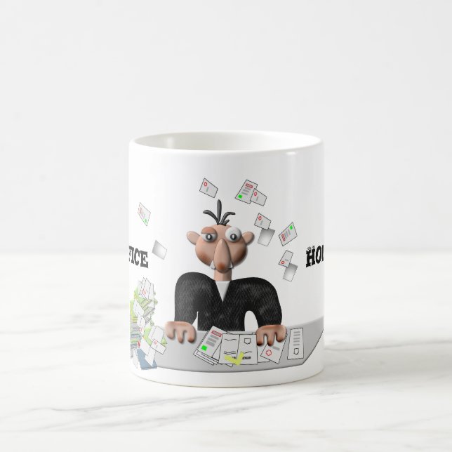 Mug Bureau à domicile, Personnalisé (Centre)