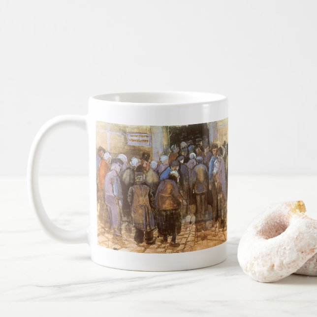 Mug Bureau de la loterie d'État (Pauvre argent) (Avec donut)
