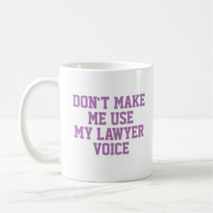 Mug Bureau de l'avocat Bouchon cadeau Drôle Citation