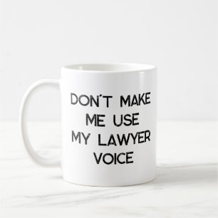 Mug Bureau de l'avocat Boug cadeau Drôle Citation Slog