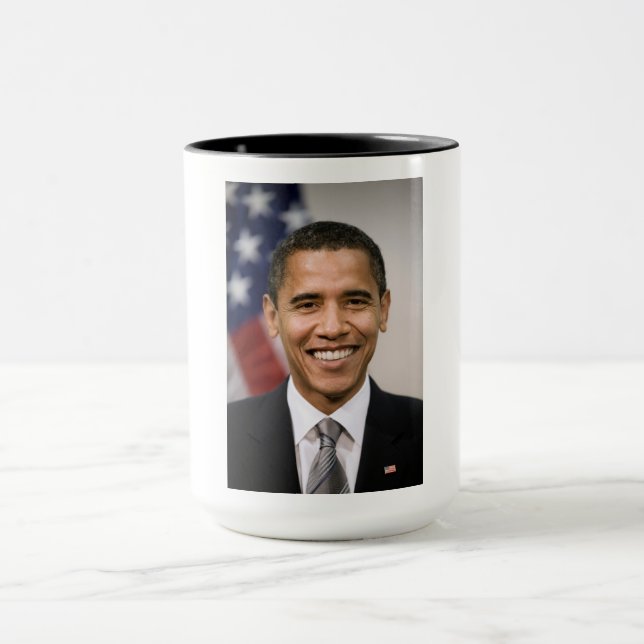 Mug Bureau du président élu Barack Obama (Centre)