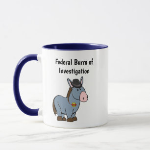 Mug Bureau fédéral d'enquête du FBI Dessin d'âne