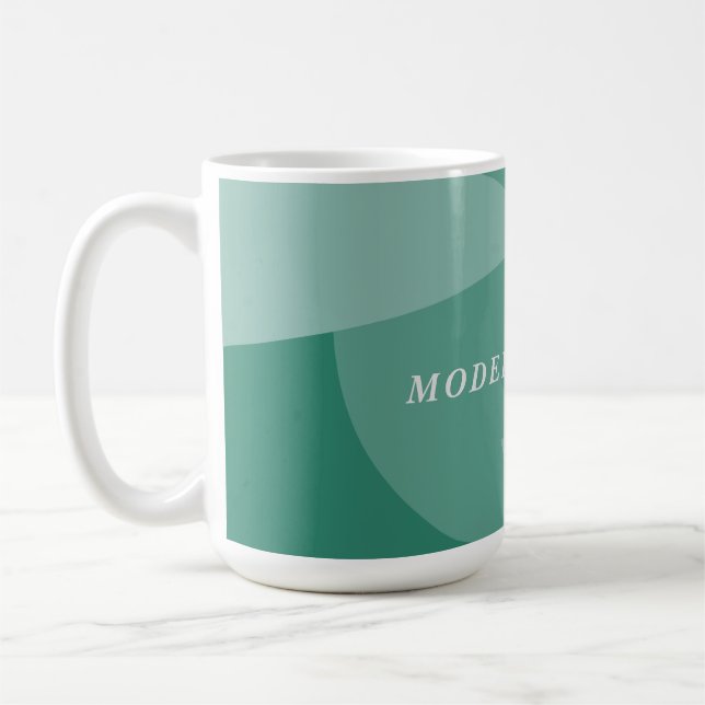 Mug Bureau personnalisé moderne géométrique abstrait s (Gauche)