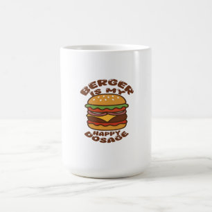 Mug Burger est mon heureux dosage vintage