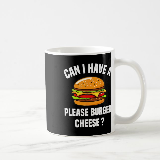Mug Burger Fromage Hamburger Fromage Bbq Funny Sa (Droite)