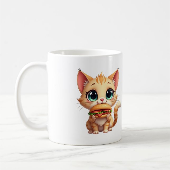 Mug Burger Meows & Cuddles (Gauche)