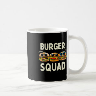 Mug Burger Squad Funny Hamburger Fast Foodie Amateurs