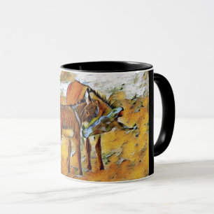 Mug Burro et fils de mère en Arizona