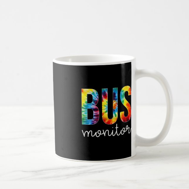 Mug Bus Monitor Tie Dye Jour d'appréciation Bonjour Re (Droite)