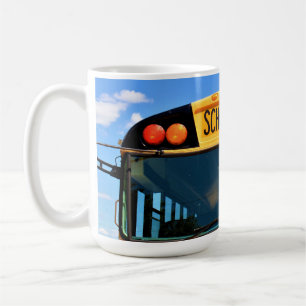 Mug Bus scolaire avec lumières ambrées et rouges